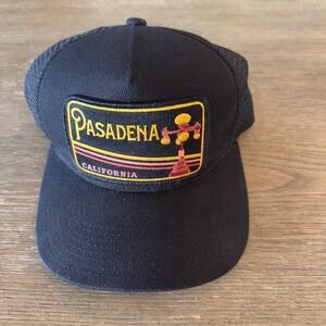 Bart Bridge Pasadena Pocket Hat-Secret Patch Pocket-Black Canvas & Mesh-One Size